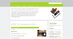 Desktop Screenshot of gewerbe-gaeu.ch